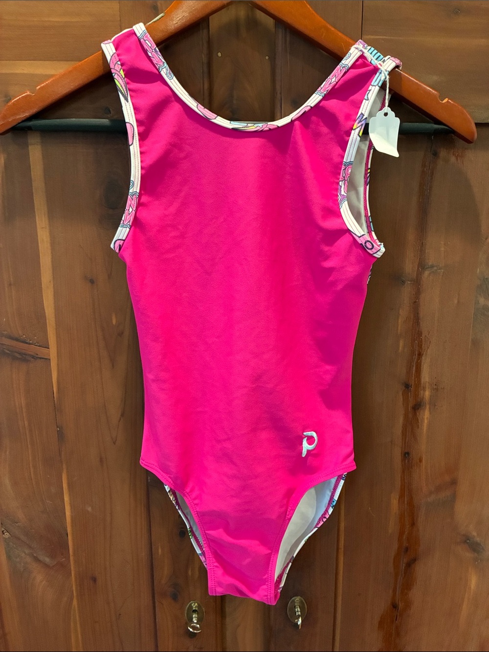 Pink Girls' Plum Leotard- Performance Swim